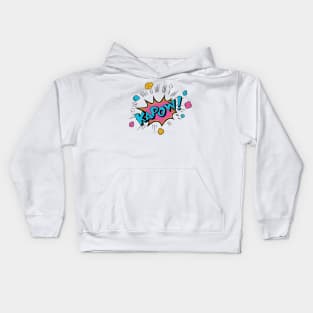 KAPOW! - Pop Art Comic Style KAPOW Kids Hoodie